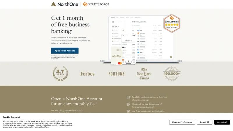 Homepage of NorthOne