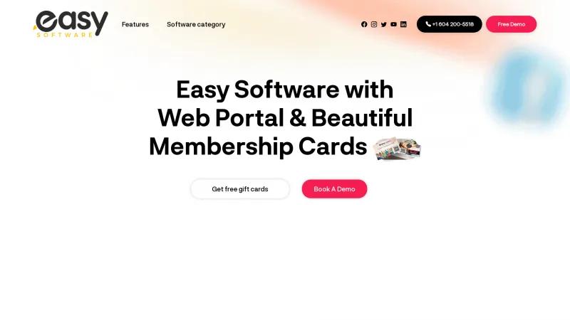 Homepage of Get Easy Software