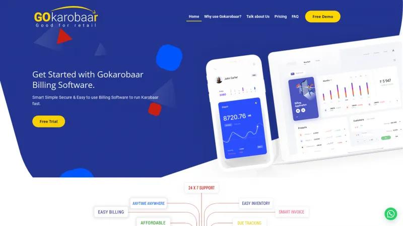 Homepage of Gokarobaar