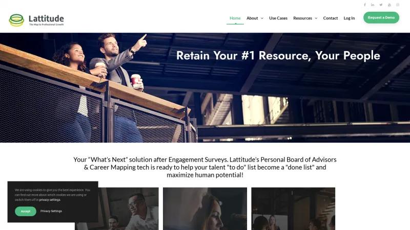 Homepage of Lattitude