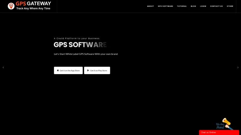 Homepage of GPS Gateway