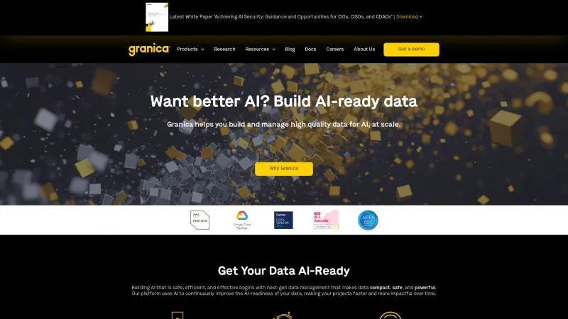 Homepage of Granica