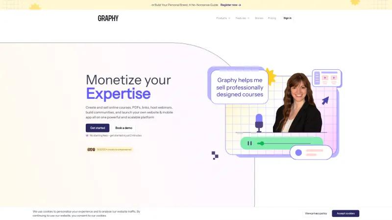 Homepage of Graphy