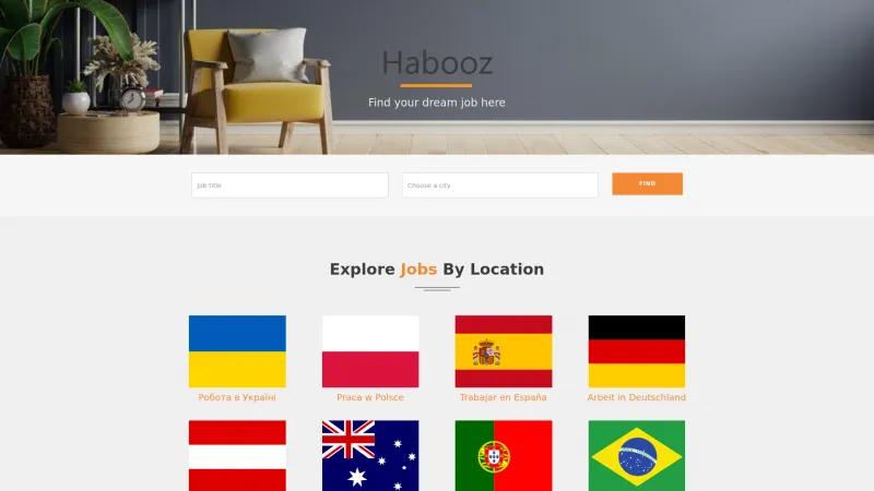 Homepage of Habooz