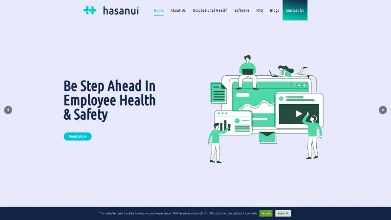 Homepage of Hasanui