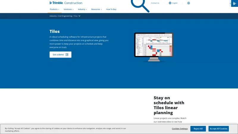 Homepage of Trimble Tilos