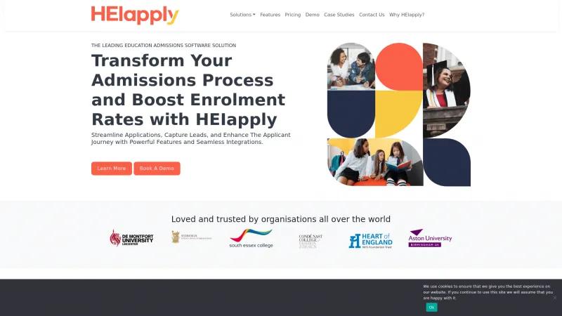 Homepage of HEIApply-lite