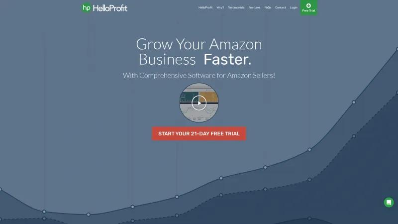 Homepage of HelloProfit