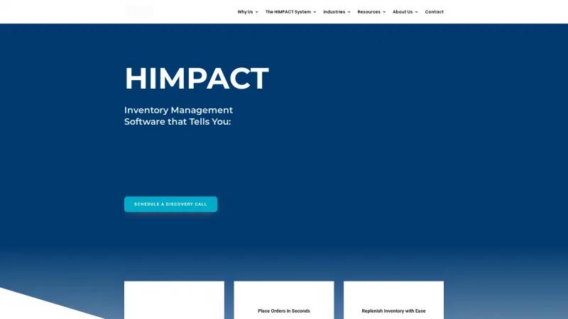 Homepage of HIMPACT