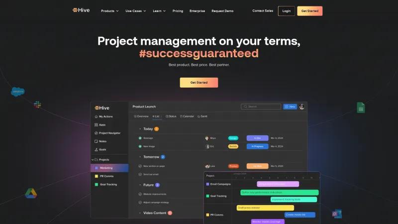 Homepage of Hive