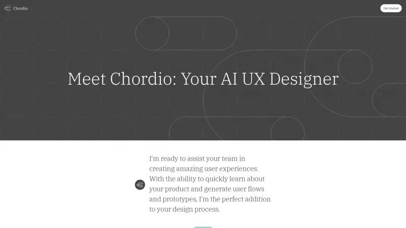 Homepage of Chordio