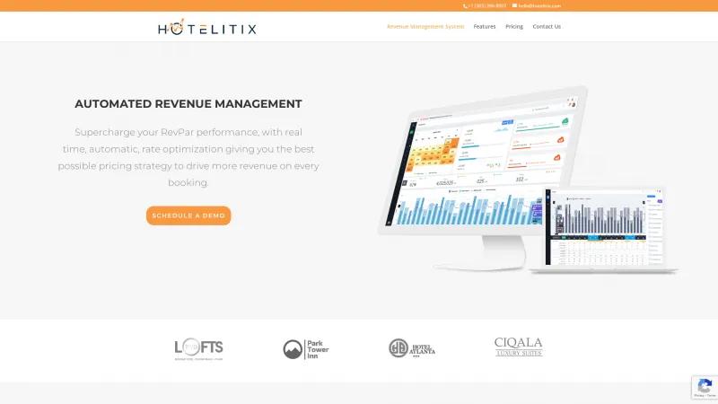 Homepage of Hotelitix