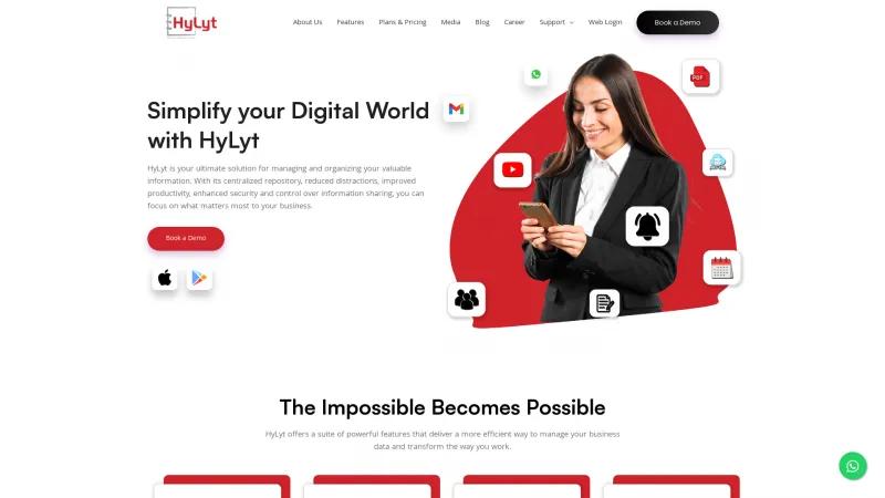 Homepage of HyLyt