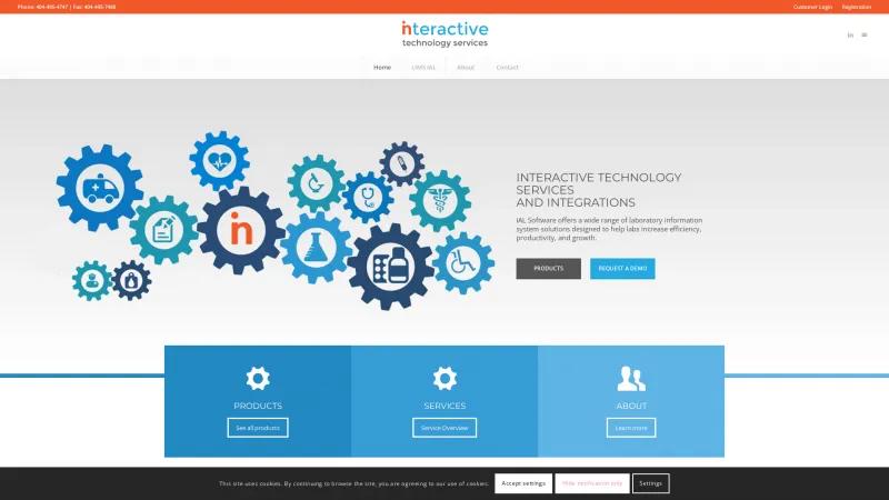 Homepage of IAL (InterActive Lab)