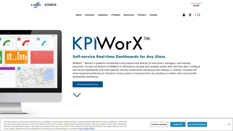 Homepage of KPIWorX