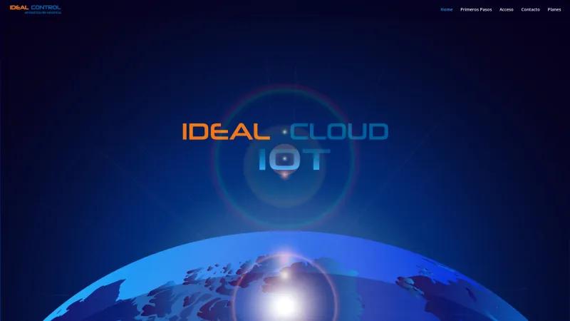 Homepage of Ideal Cloud IoT