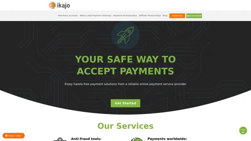 Homepage of Ikajo