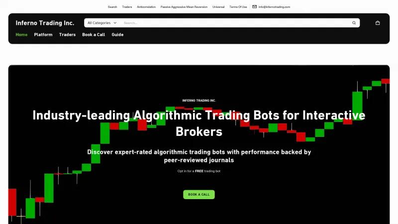 Homepage of Inferno Trading