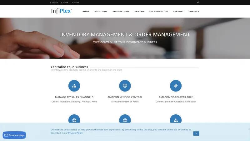 Homepage of InfiPlex