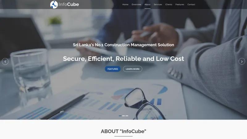 Homepage of InfoCube