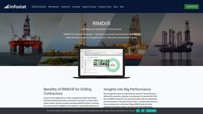 Homepage of RIMDrill