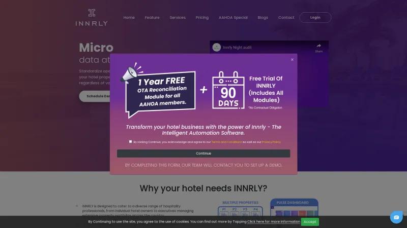 Homepage of INNRLY