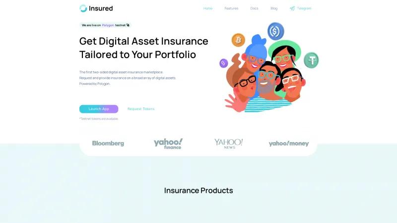 Homepage of Insured Finance