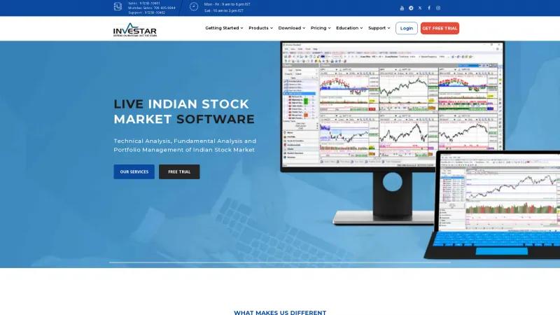 Homepage of Investar