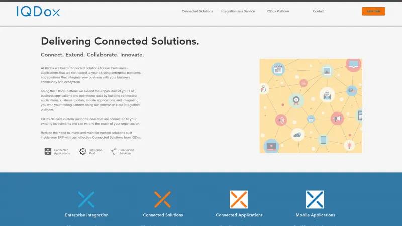 Homepage of IQDox