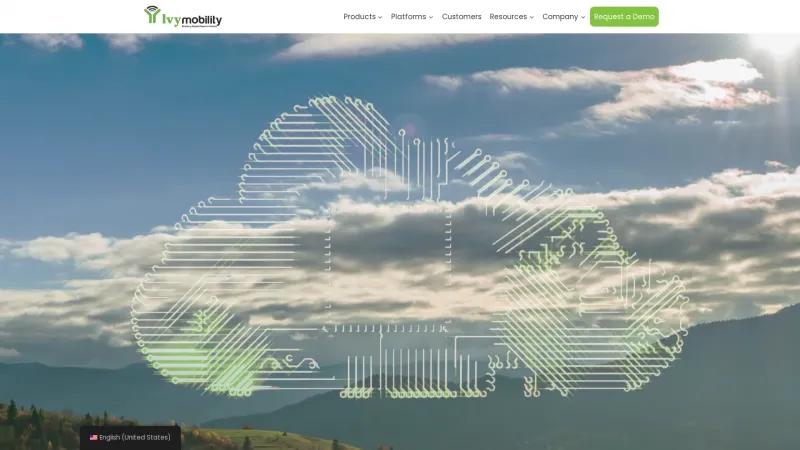 Homepage of Ivy Mobility