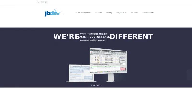 Homepage of JBDev