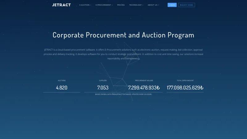 Homepage of JETRACT