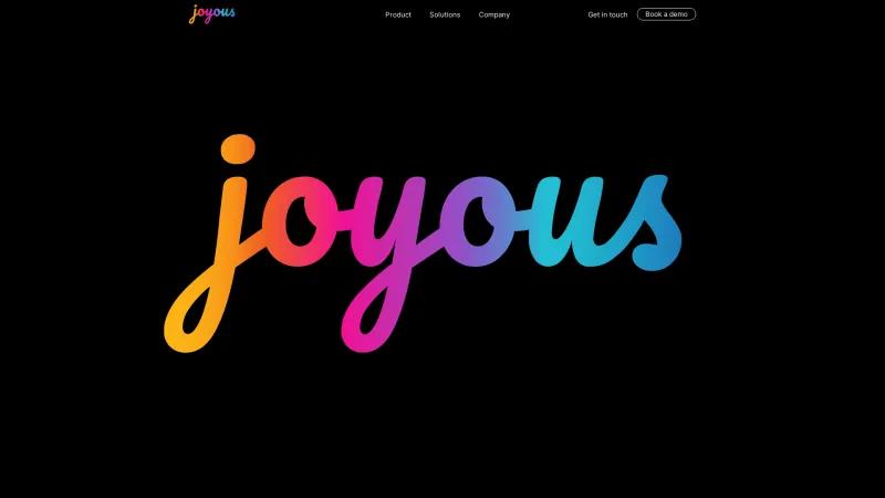 Homepage of Joyous