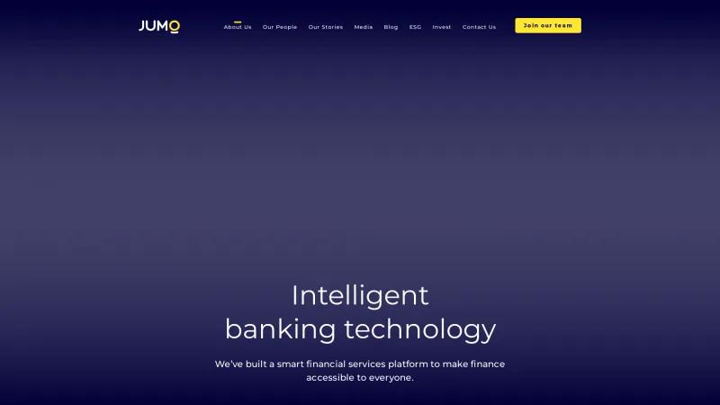 Homepage of JUMO