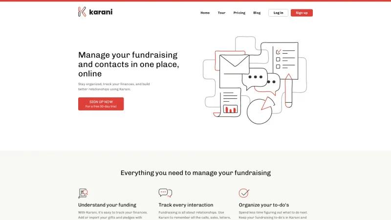 Homepage of Karani