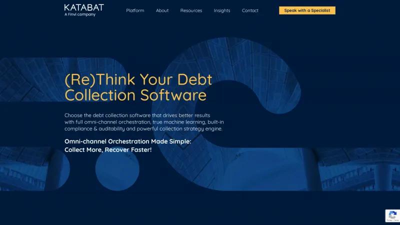 Homepage of Katabat