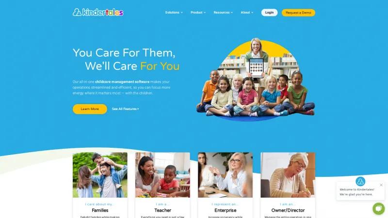 Homepage of Kindertales