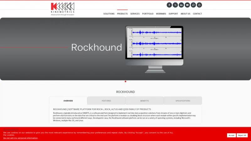 Homepage of Rockhound