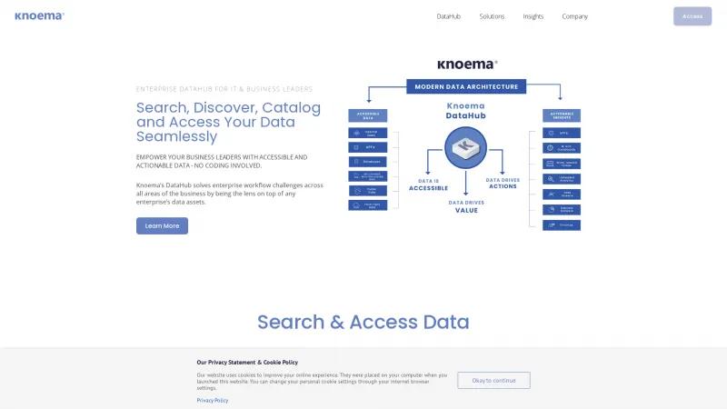 Homepage of Knoema