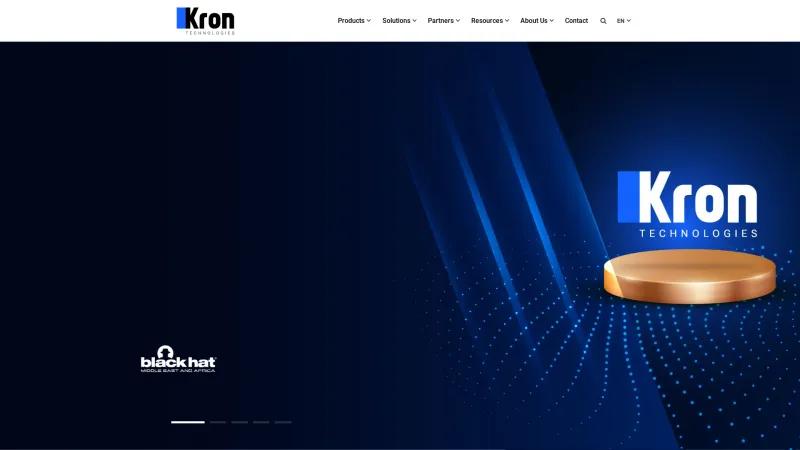 Homepage of Krontech Single Connect