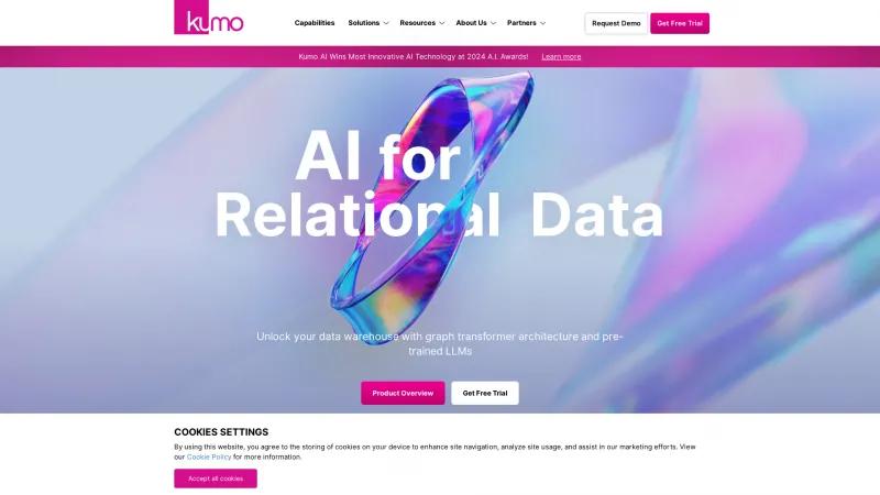 Homepage of Kumo