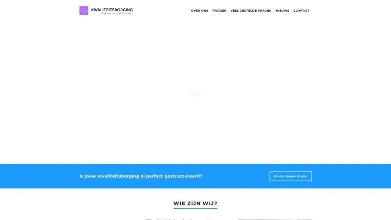 Homepage of Kwaliteitsborging