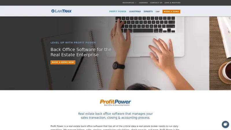 Homepage of Profit Power