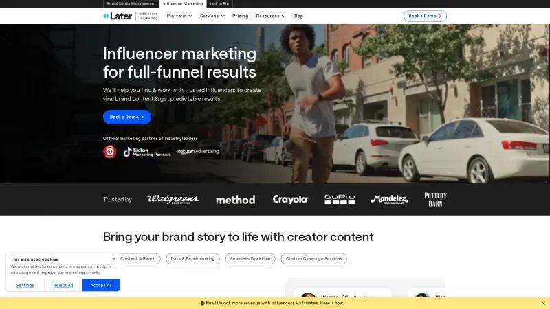 Homepage of Later Influence