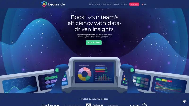 Homepage of Leanmote