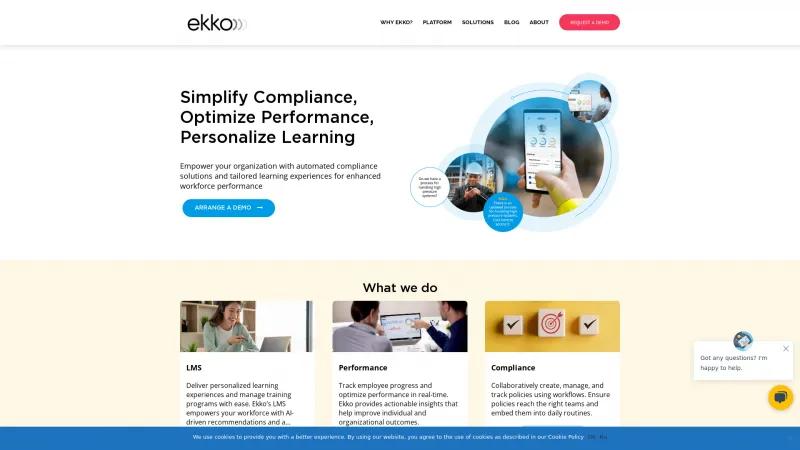 Homepage of LearningZone