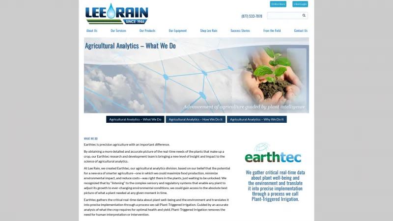 Homepage of Earthtec