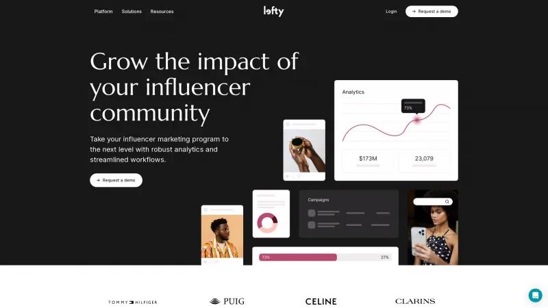 Homepage of Lefty