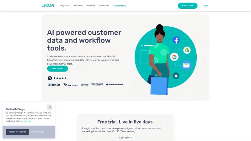 Homepage of Lexer