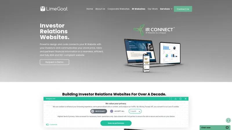 Homepage of LimeGoat